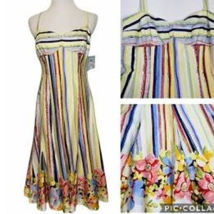 Suzi Chin for Maggy Boutique floral midi dress